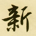 新字的其他书法字体
