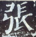 张字的其他书法字体