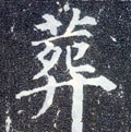 葬字的其他书法字体