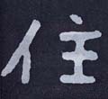 住字的其他书法字体