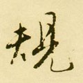 規字的其他书法字体
