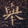挙字的其他书法字体