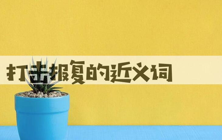 用打击报复造句