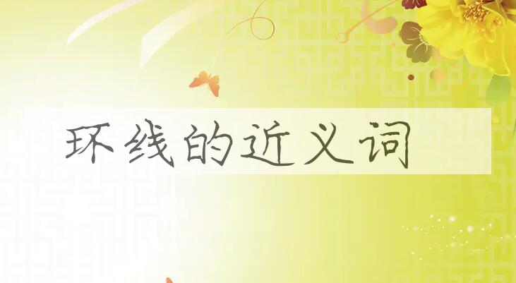 用环线造句