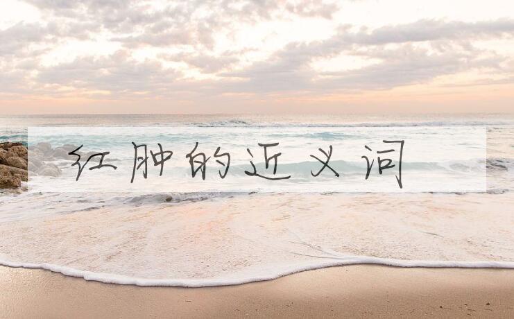 用红肿造句