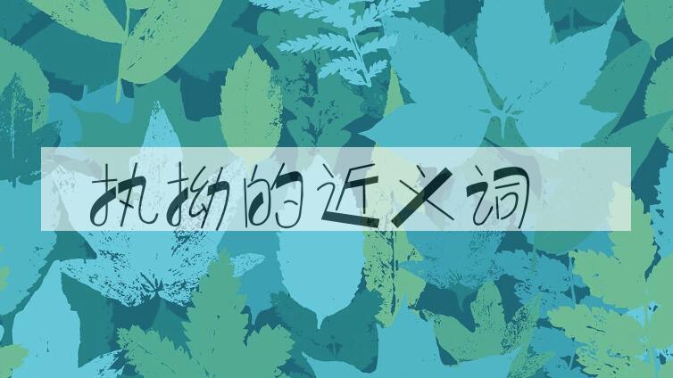 用执拗造句