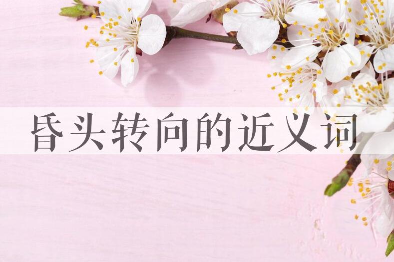 用昏头转向造句