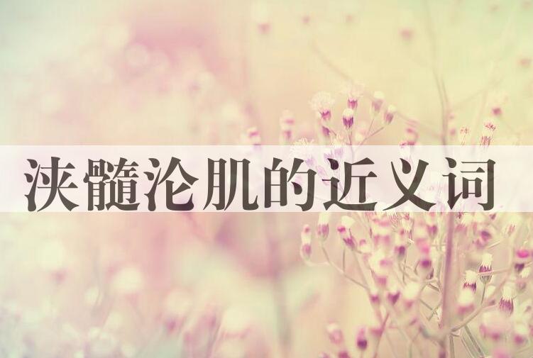 用浃髓沦肌造句