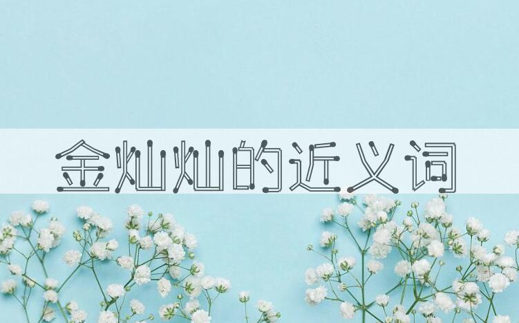 用金灿灿造句