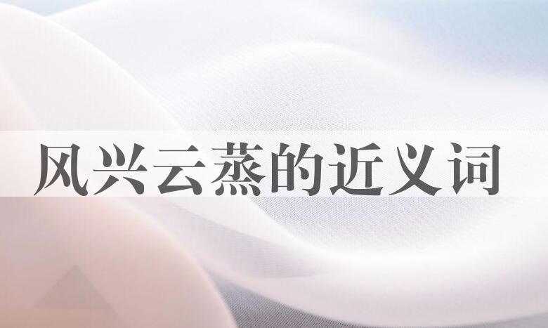 用风兴云蒸造句