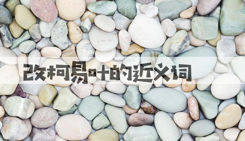 用改柯易叶造句