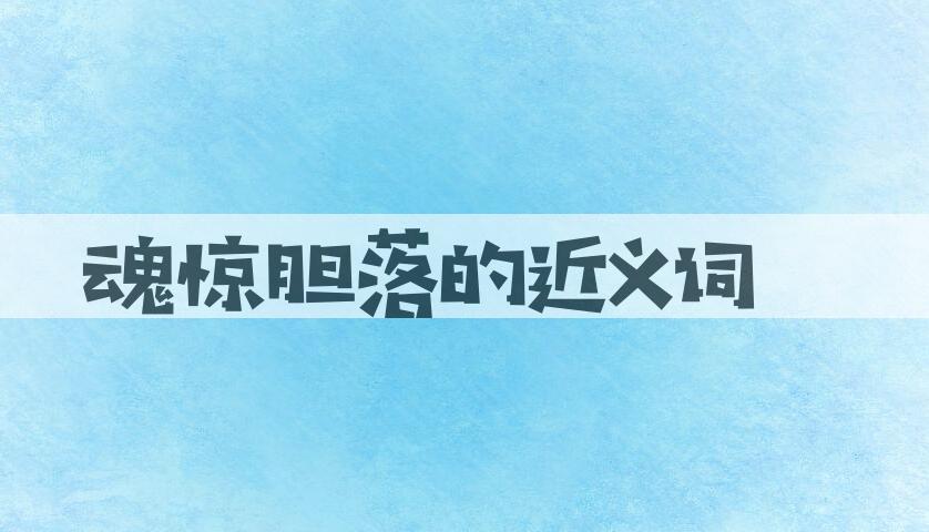 用魂惊胆落造句