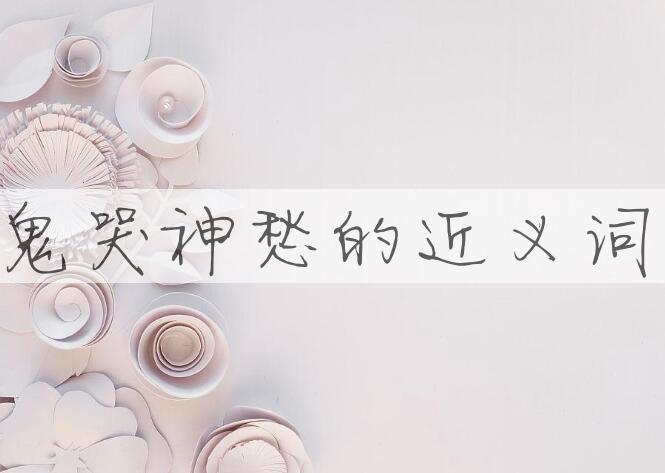 用鬼哭神愁造句