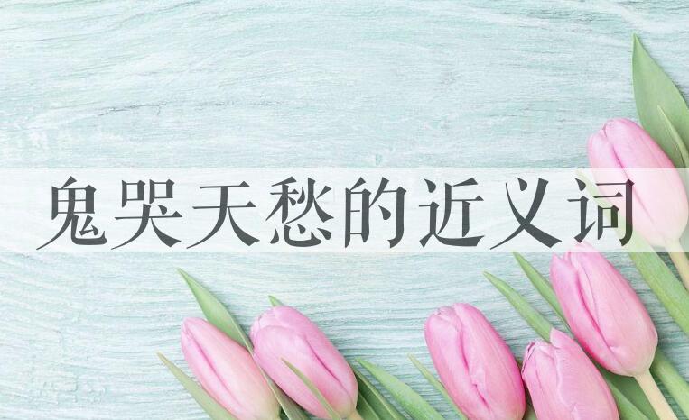 用鬼哭天愁造句