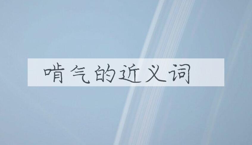 用啃气造句