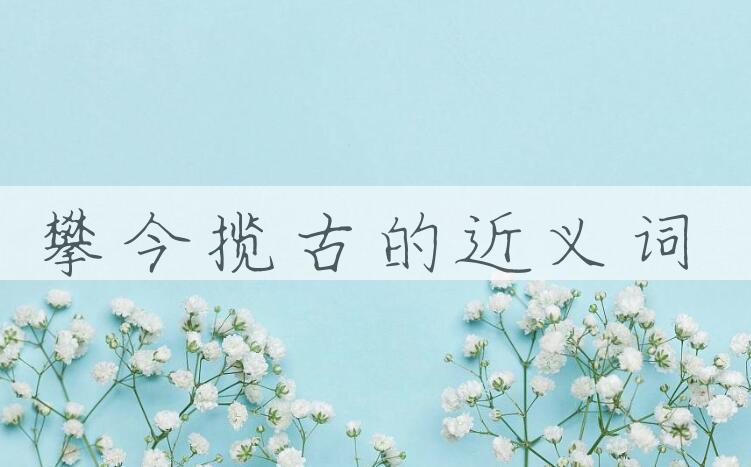 用攀今揽古造句