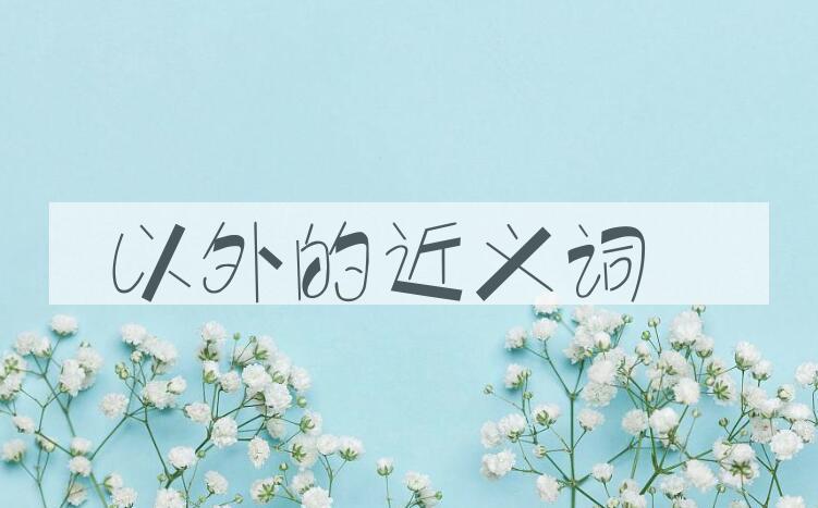 用以外造句