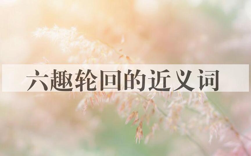 用六趣轮回造句