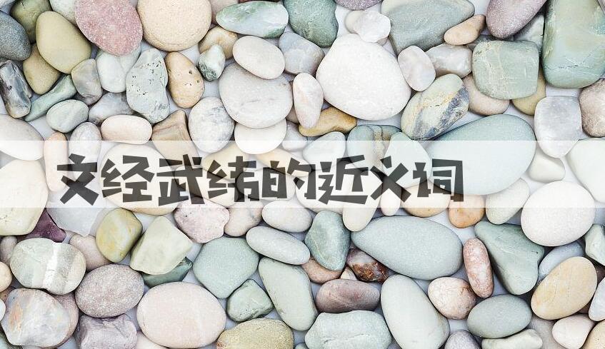 用文经武纬造句