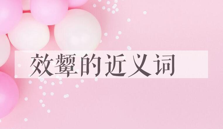 用效颦造句