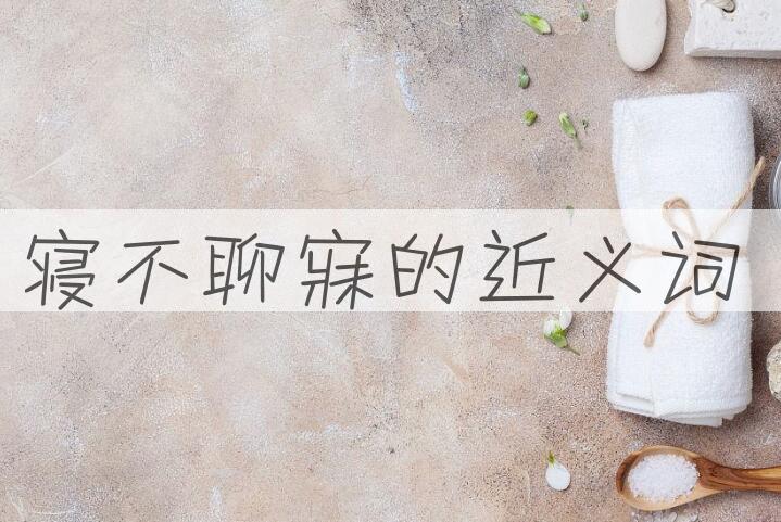 用寝不聊寐造句