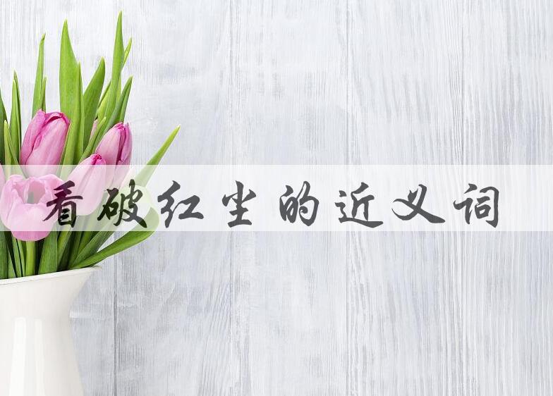 用看破红尘造句