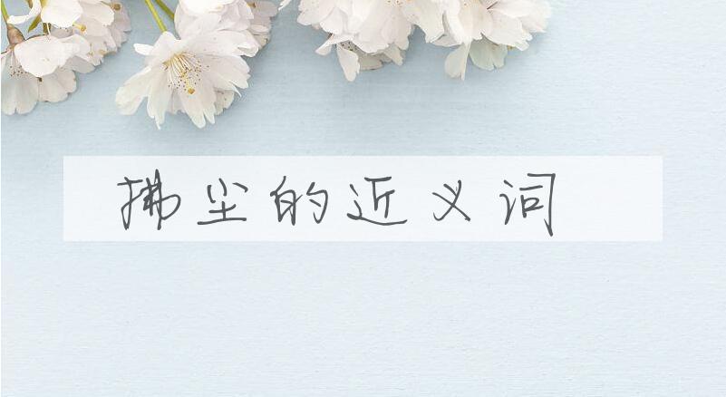 用拂尘造句