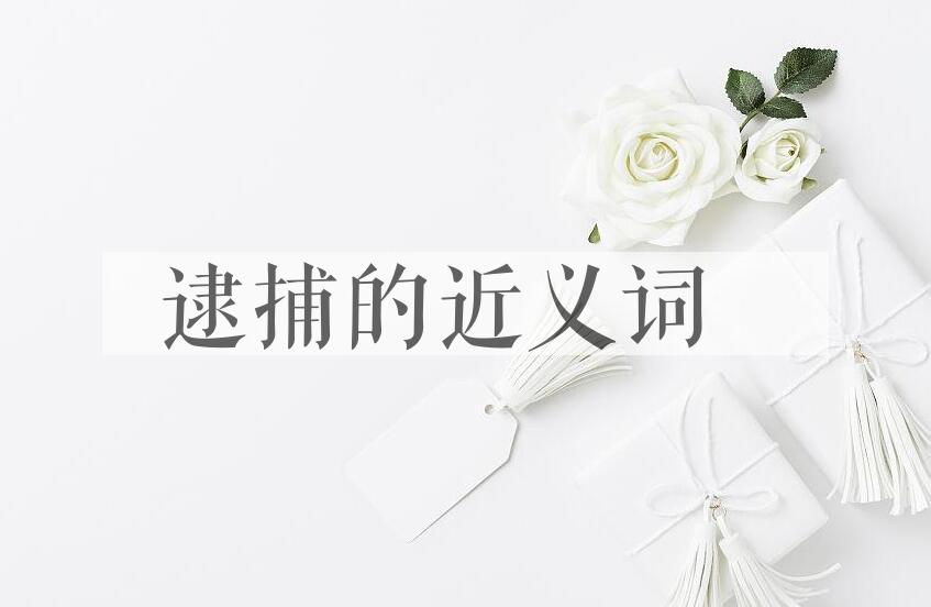 用逮捕造句
