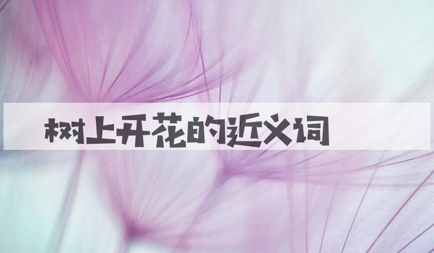 用树上开花造句