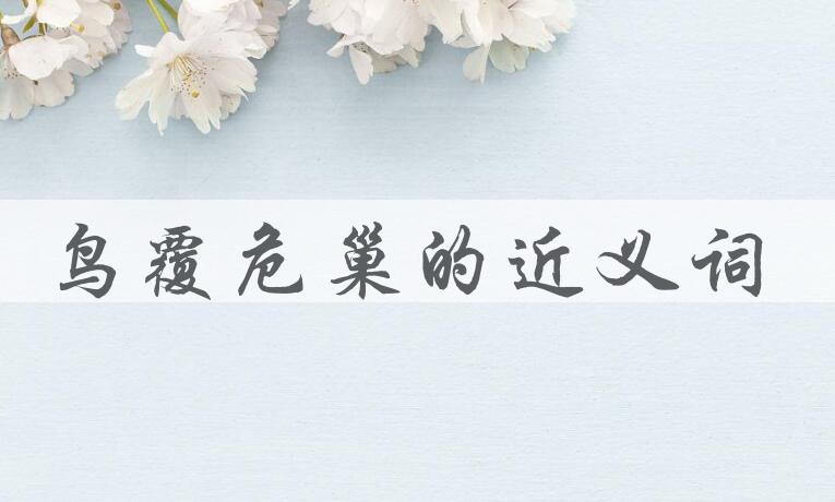 用鸟覆危巢造句