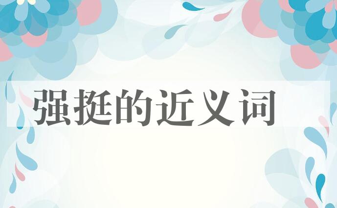 用强挺造句