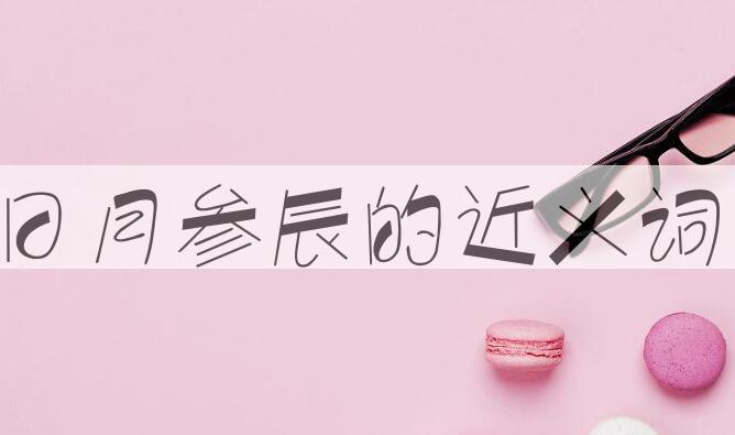 用日月参辰造句