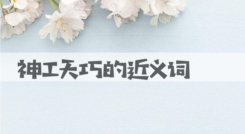 用神工天巧造句