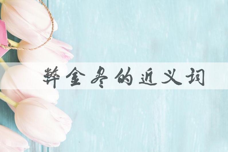 用裘弊金尽造句