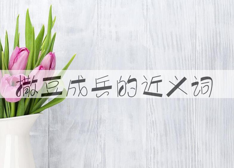 用撒豆成兵造句