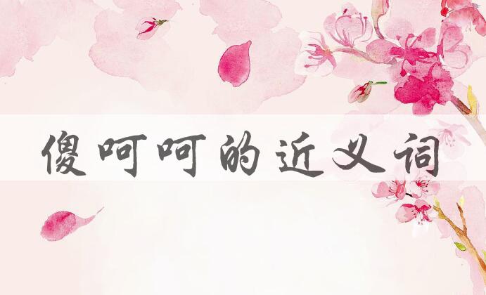 用傻呵呵造句