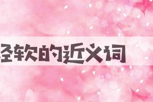 用轻软造句