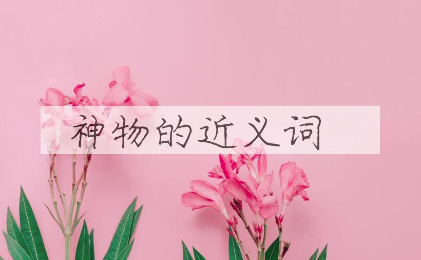 用神物造句