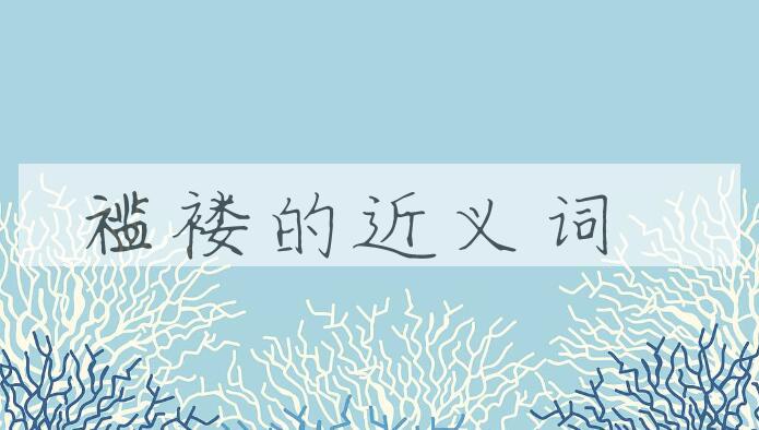 用褴褛造句
