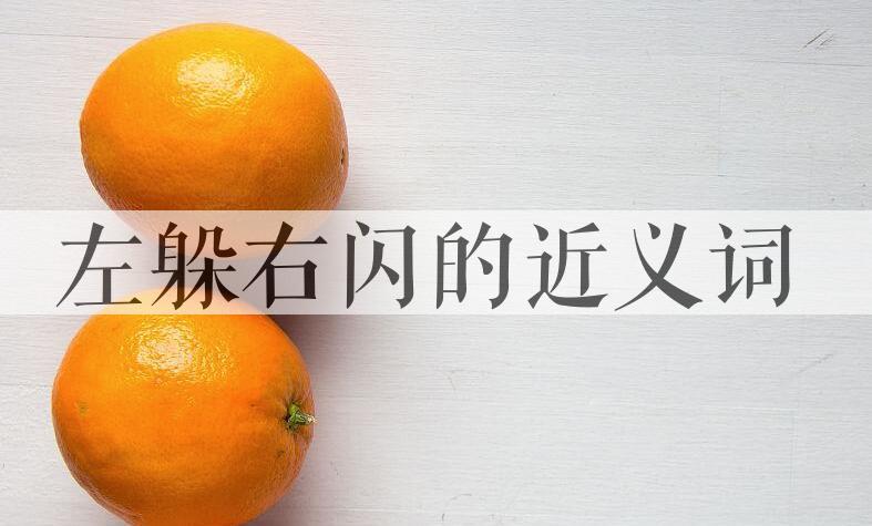 用左躲右闪造句