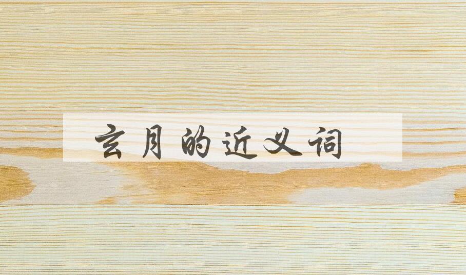用玄月造句