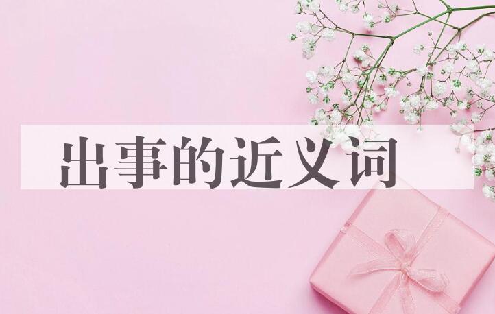 用出事造句
