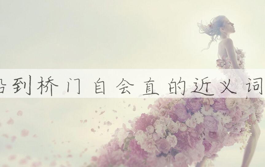 用船到桥门自会直造句