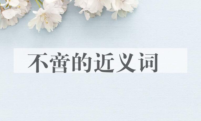 用不啻造句