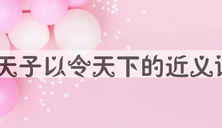 用挟天子以令天下造句