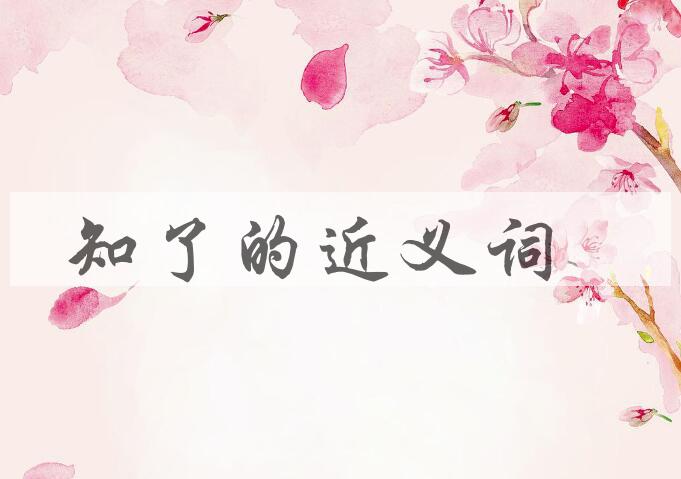 用知了造句