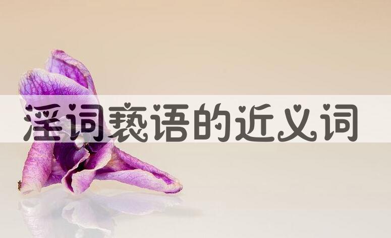 用淫词亵语造句