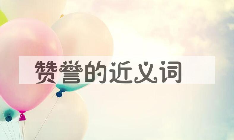 用赞誉造句
