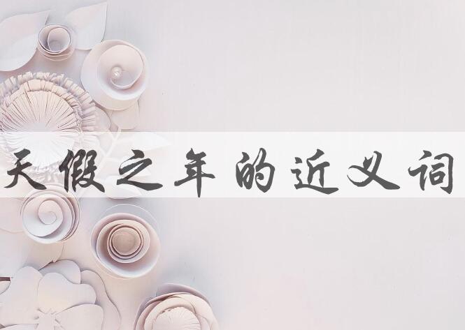 用天假之年造句