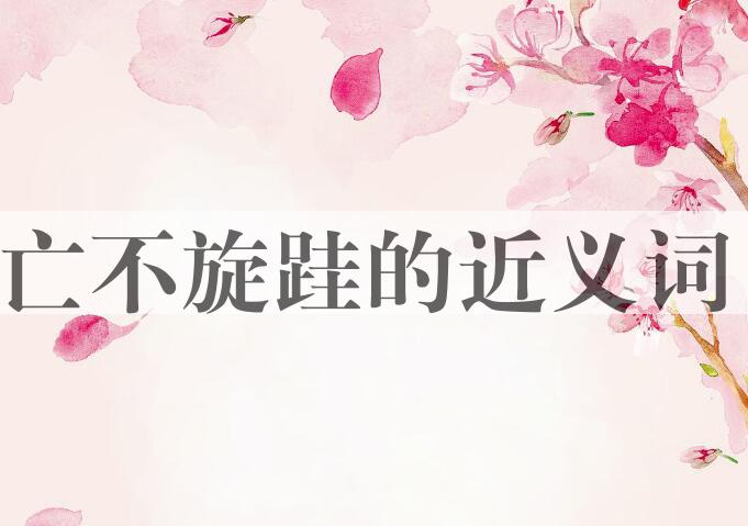 用亡不旋跬造句